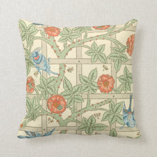 William Morris Trellis Pattern Cushion