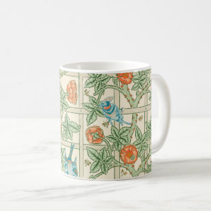 William Morris Trellis Victorian Wallpaper Coffee Mug