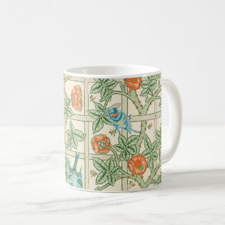 William Morris Trellis Victorian Wallpaper Coffee Mug