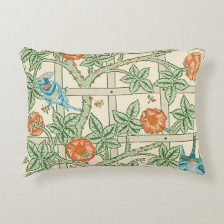 William Morris Trellis Victorian Wallpaper Decorative Cushion