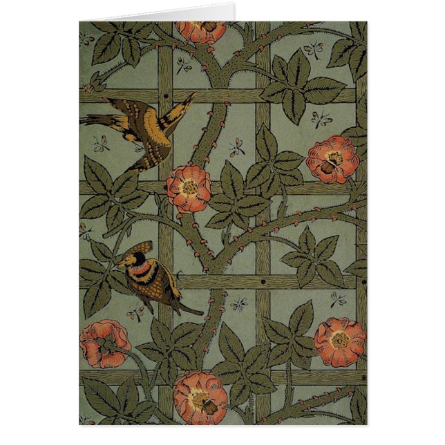 William Morris Trellis Wallpaper Art (Front)