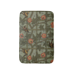 William Morris Trellis Wallpaper Art Bath Mat