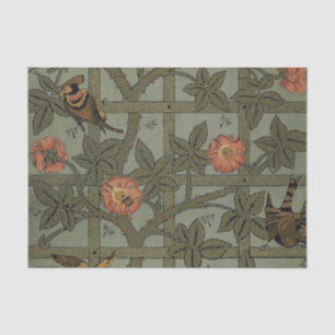William Morris Trellis Wallpaper Art Tissue Paper