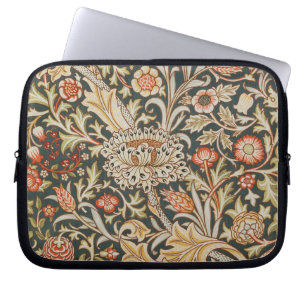 William Morris Trent Garden Flower Classic Botanic Laptop Sleeve
