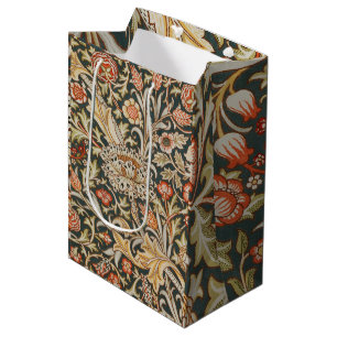 William Morris Trent Garden Flower Classic Botanic Medium Gift Bag