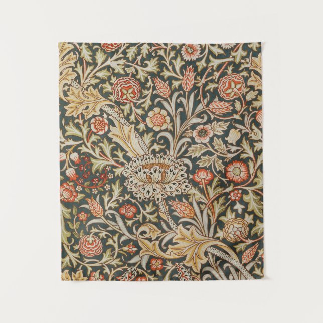 William Morris Trent Garden Flower Classic Botanic Tapestry (Front)