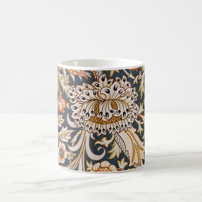 William Morris Trent Garden Flower Pattern Classic Coffee Mug (Center)