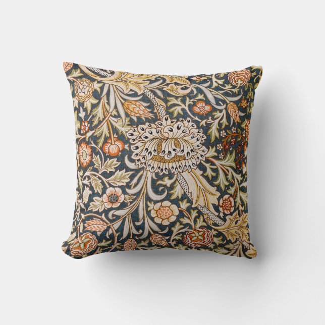 William Morris Trent Garden Flower Pattern Classic Cushion (Front)