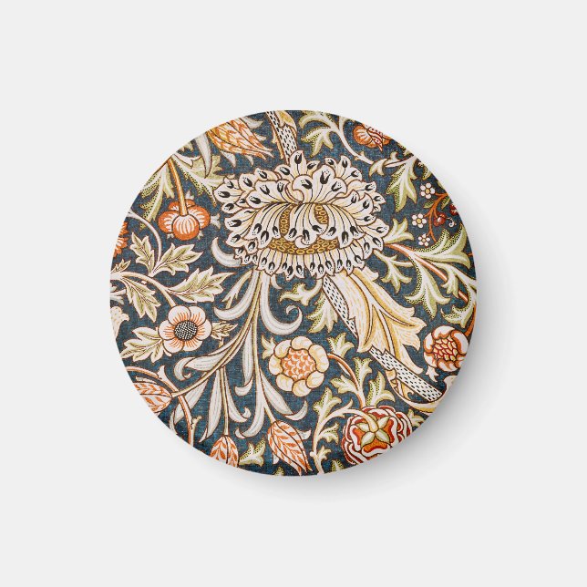 William Morris Trent Garden Flower Pattern Classic Magnet (Front)