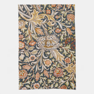 William Morris Trent Garden Flower Pattern Classic Tea Towel