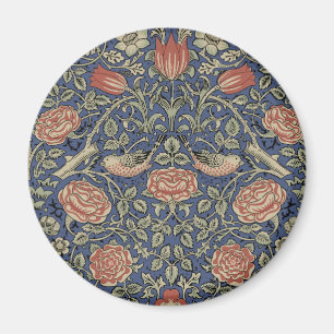 William Morris Tudor Rose Wallpaper Artwork Floral Magnet