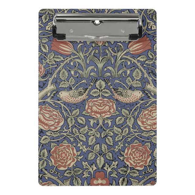 William Morris Tudor Rose Wallpaper Mini Clipboard (Front)