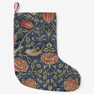 William Morris Tudor Rose Wallpaper Small Christmas Stocking