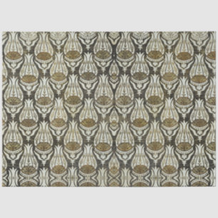 William Morris Tulip and Trellis Blue Floral Art Tissue Paper