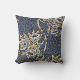 William Morris Tulip and Willow Floral Pattern Cushion