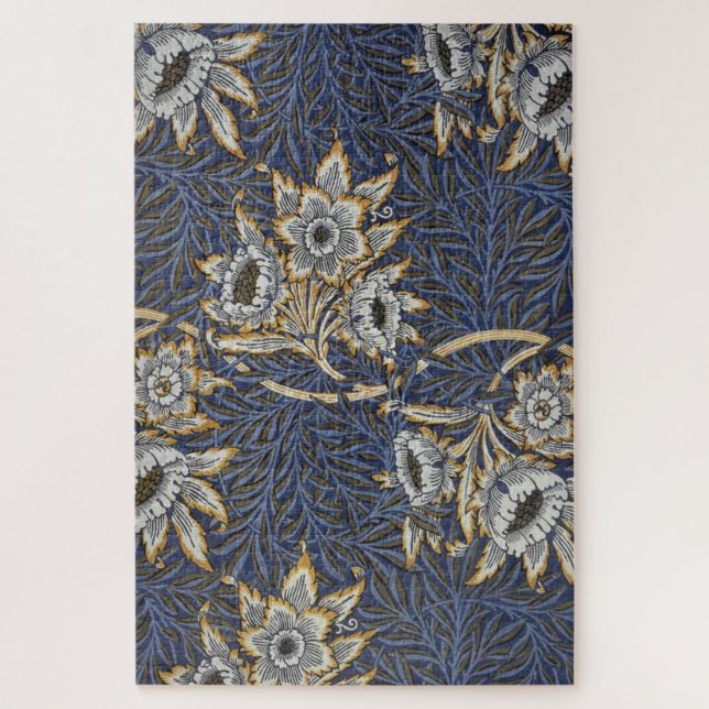 William Morris Tulip and Willow Floral Pattern Jigsaw Puzzle (Vertical)