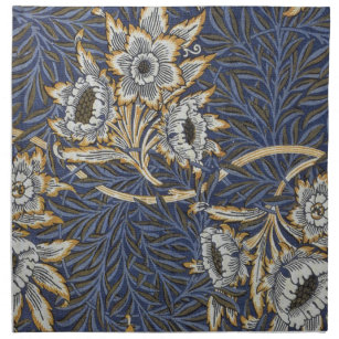 William Morris Tulip and Willow Floral Pattern Napkin