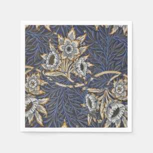 William Morris Tulip and Willow Floral Pattern Napkin