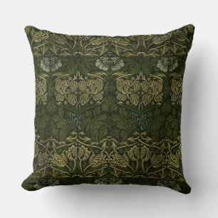William Morris: Tulip & Rose Throw Pillow