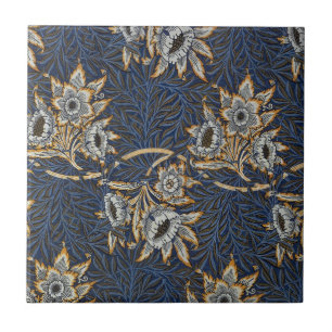 William Morris Tulip Willow Blue Pattern Ceramic Tile