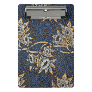 William Morris Tulip Willow Blue Pattern Mini Clipboard