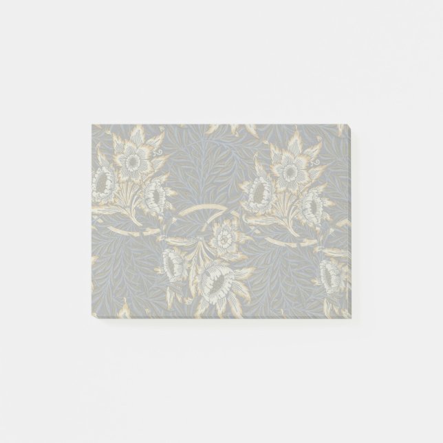 William Morris Tulip Willow Blue Pattern Post-it Notes (Front)