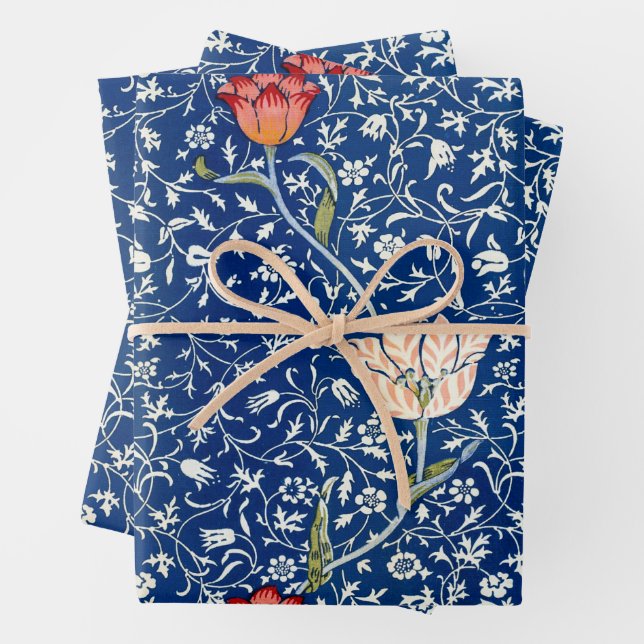 William Morris, Tulip Wrapping Paper Sheet (In situ)