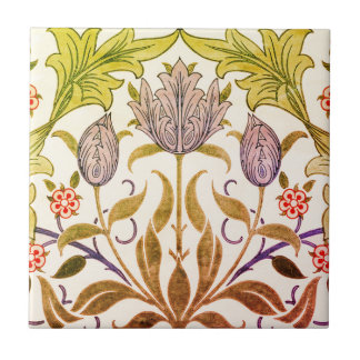 William Morris Tulips Ceramic Tile