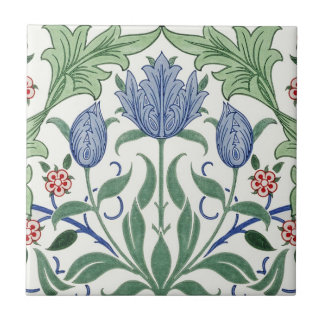 William Morris Tulips Ceramic Tile