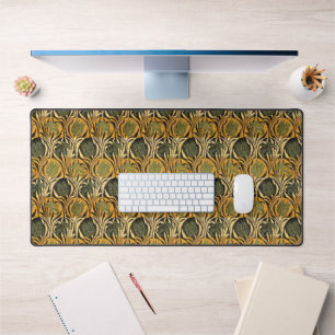 William Morris Tulips & Lilies Carpet Rug Classic Desk Mat