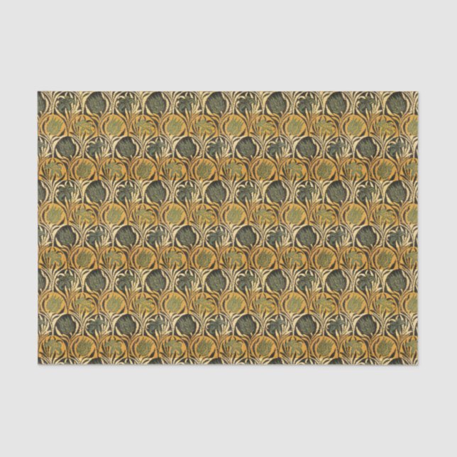 William Morris Tulips & Lilies Carpet Rug Classic  Tissue Paper (Front)