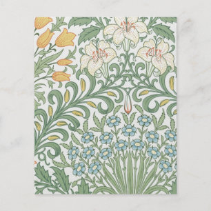 William Morris - Tulips & Lilies Floral Pattern