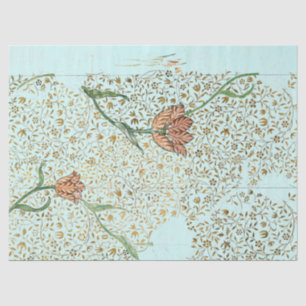 William Morris VINE AND TULIP AQUA Tissue Paper