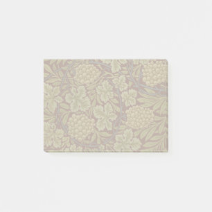 William Morris Vine Grape Red Green Art Post-it Notes