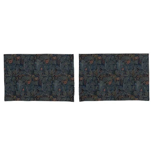 William Morris Vintage Acanthus and Vine Pillowcase (Front-Set)