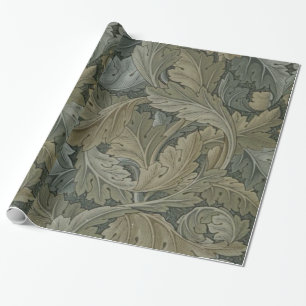 William Morris Vintage Acanthus Pattern GalleryHD Wrapping Paper