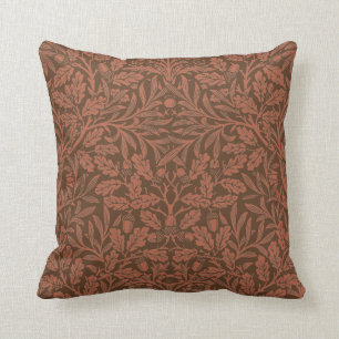 William Morris Vintage Acorn Pattern Cushion