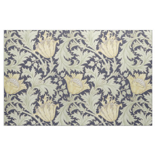 William Morris Vintage Anemone Floral Pattern Fabric