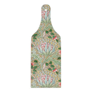 William Morris Vintage Artichoke Floral Pattern Cutting Board