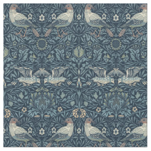 William Morris Vintage Bird Pattern Fabric