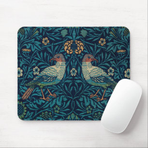 William Morris Vintage Blue Birds Pattern Mouse Pa Pad