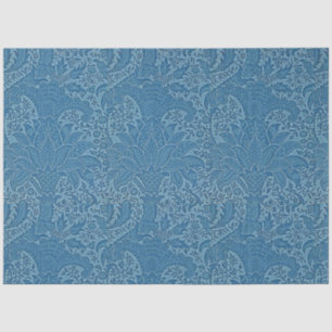 William Morris Vintage Blue Floral pattern Tissue Paper