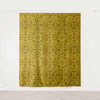 William Morris Vintage Borage Floral Pattern Gold