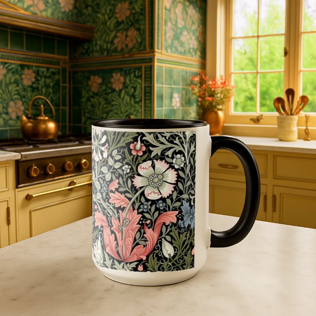William Morris Vintage Compton Floral Pattern Mug (Creator Uploaded)