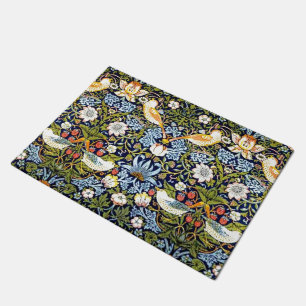 William Morris vintage design - Strawberry Thief, Doormat
