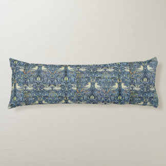 William Morris Vintage Floral Bird Body Cushion