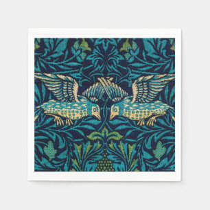 William Morris - Vintage Floral Birds Napkin