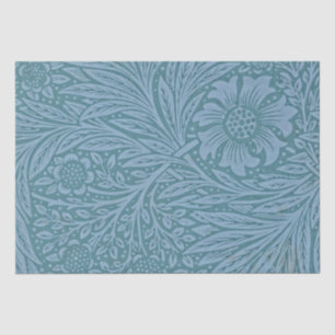 William Morris Vintage floral Blue Flowers Tissue Paper