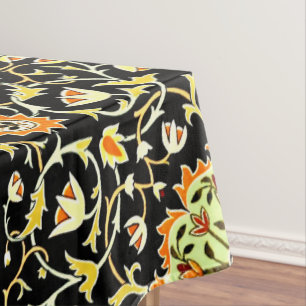 William Morris Vintage Floral Design Pattern Tablecloth