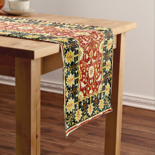 William Morris Vintage Floral Design Short Table Runner